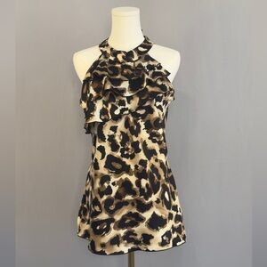 Turn Heads With This Bold & Feminine Leopard Print Halter Top